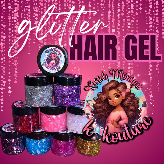 2OZ Glitter Hair Gel