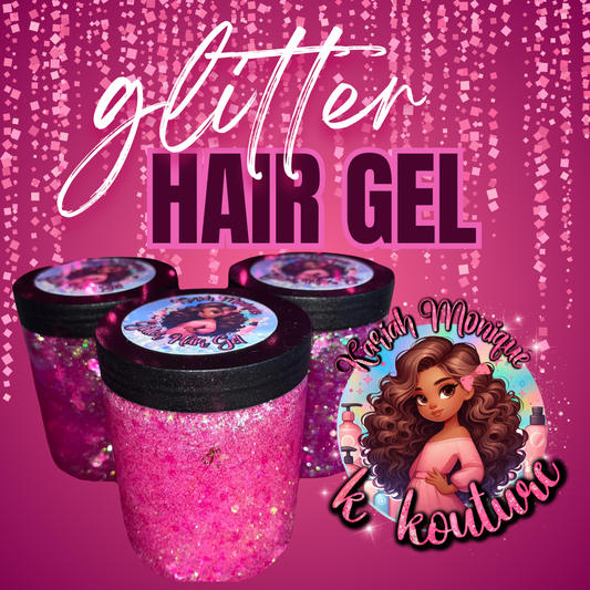 8OZ Glitter Hair Gel